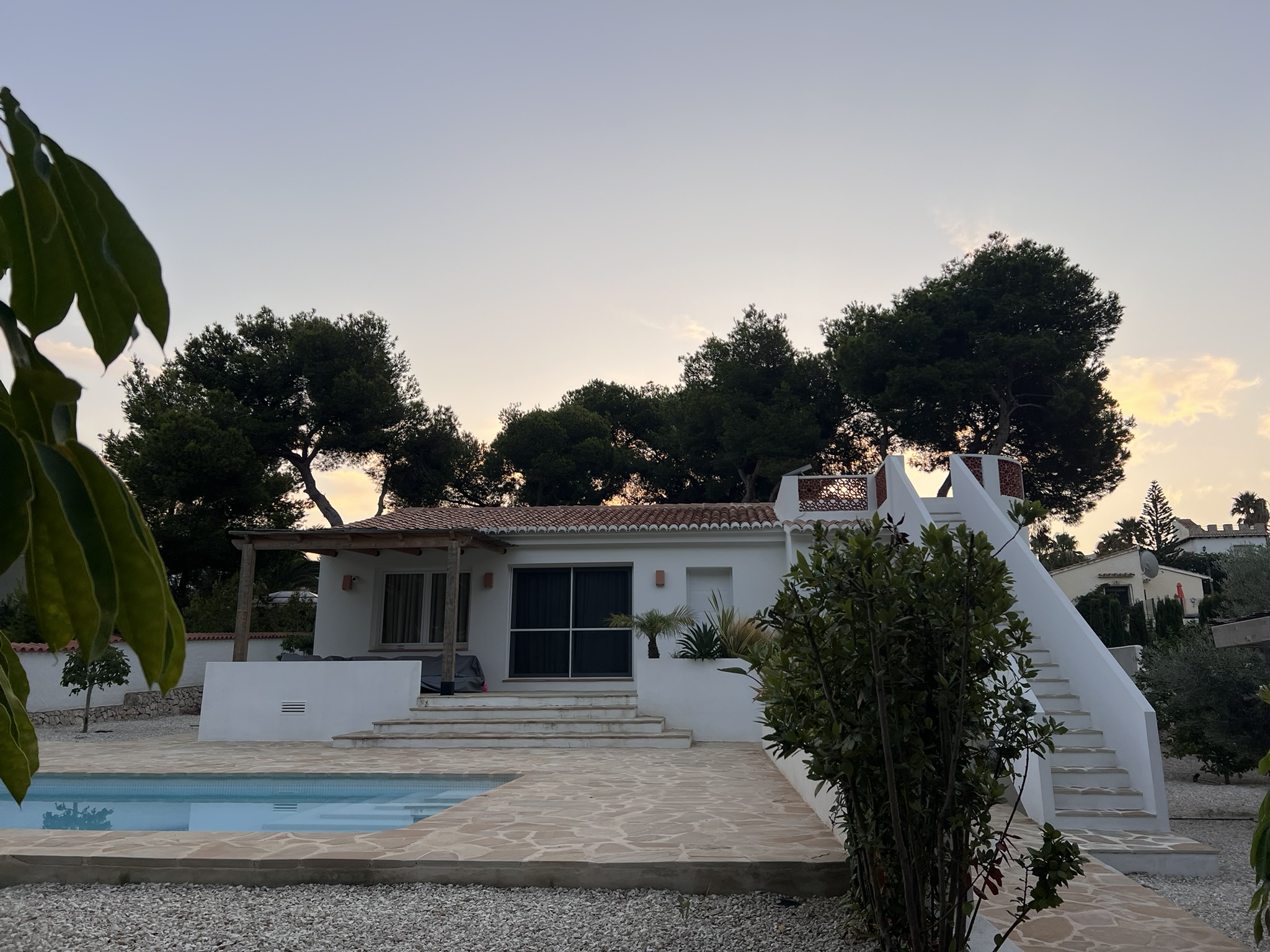 Villa Qais at golden hour