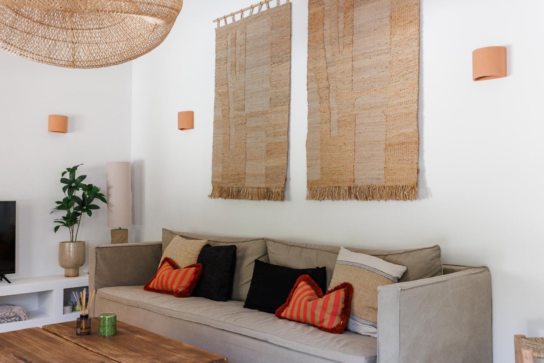 Living room at Villa Qais